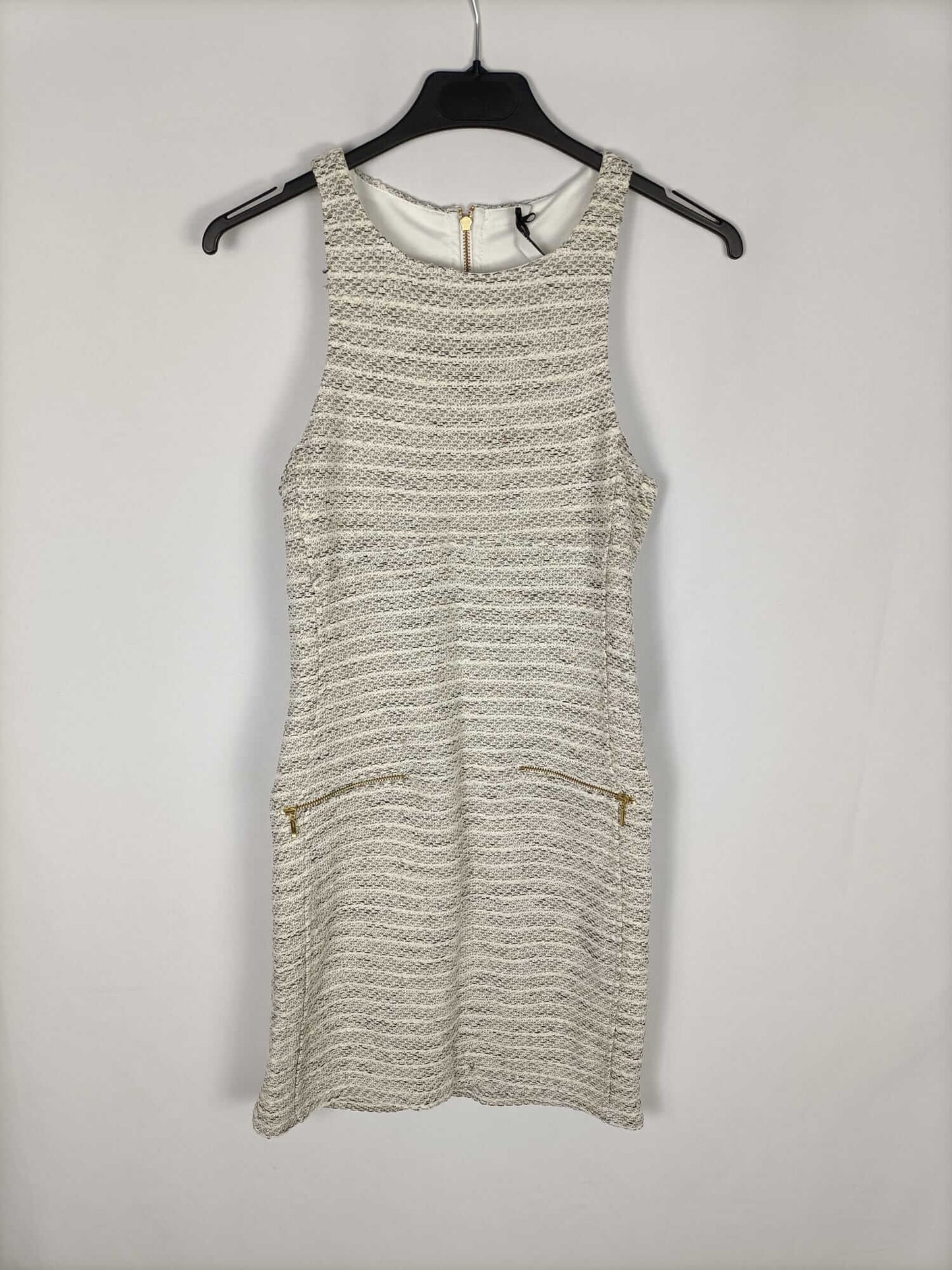 STRADIVARIUS.Vestido ajustado tweed T.m