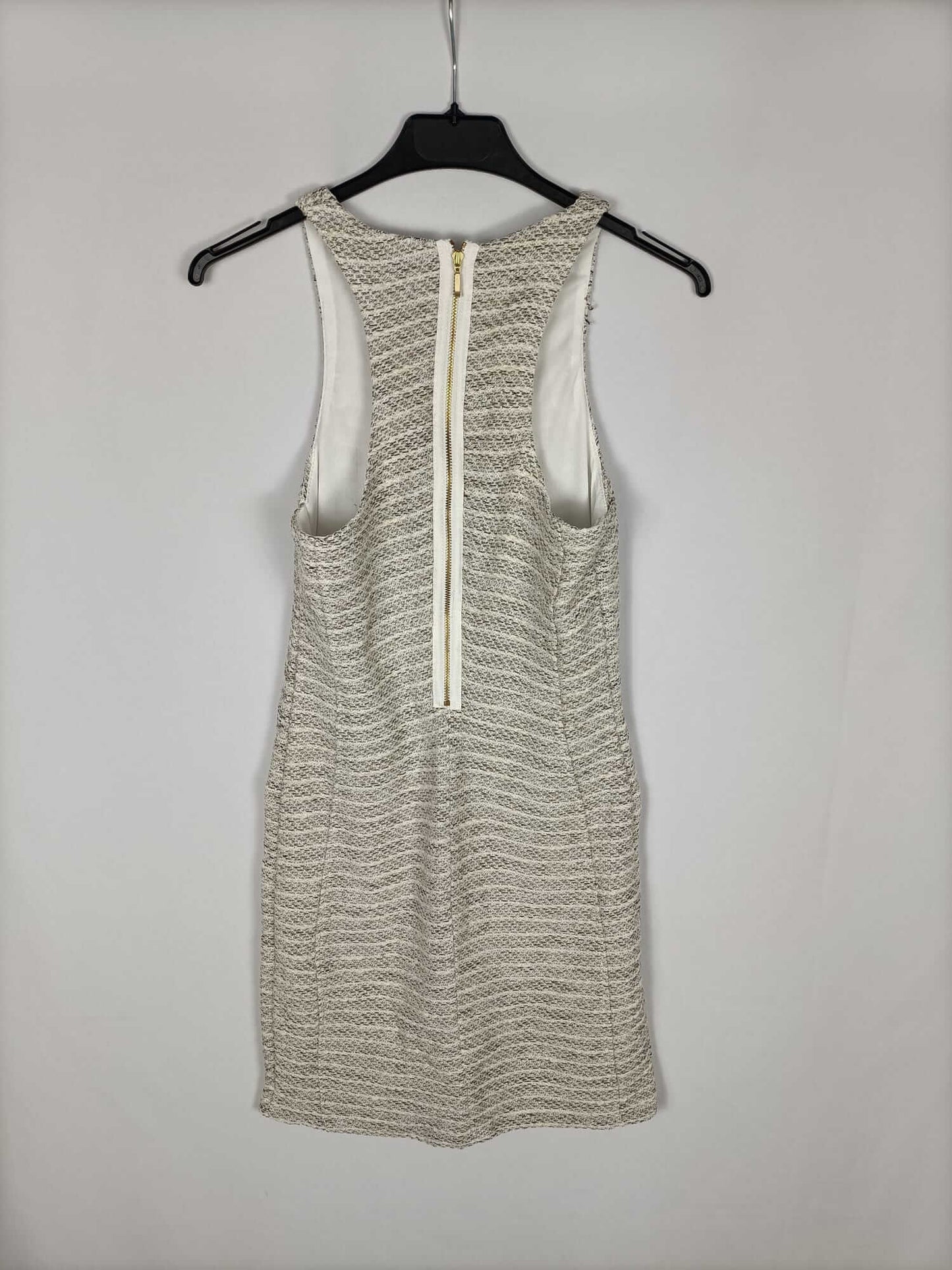 STRADIVARIUS.Vestido ajustado tweed T.m