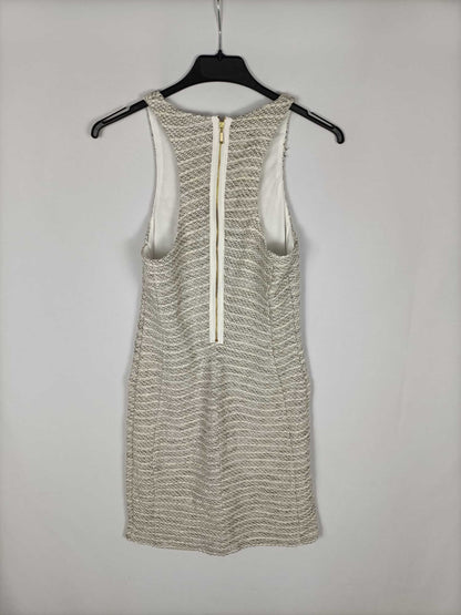 STRADIVARIUS.Vestido ajustado tweed T.m