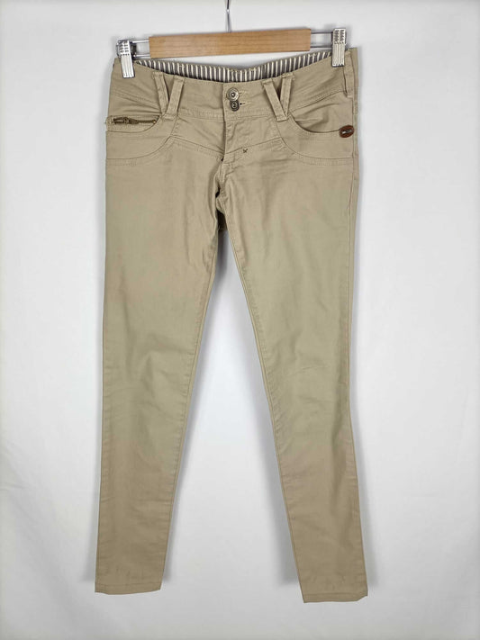 OTRAS.Pantalones denim beige T.34