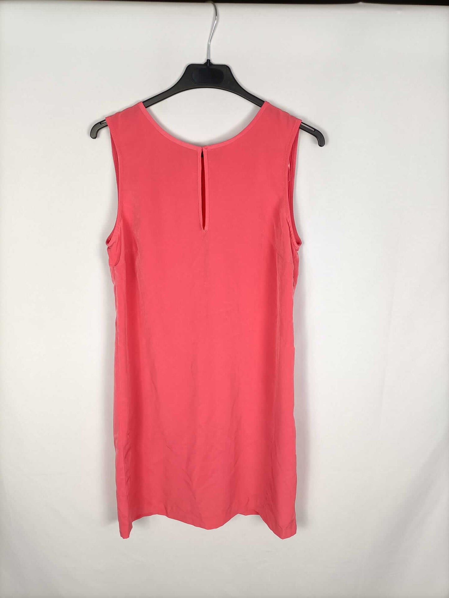 ZARA.Vestido rosa recto T.m