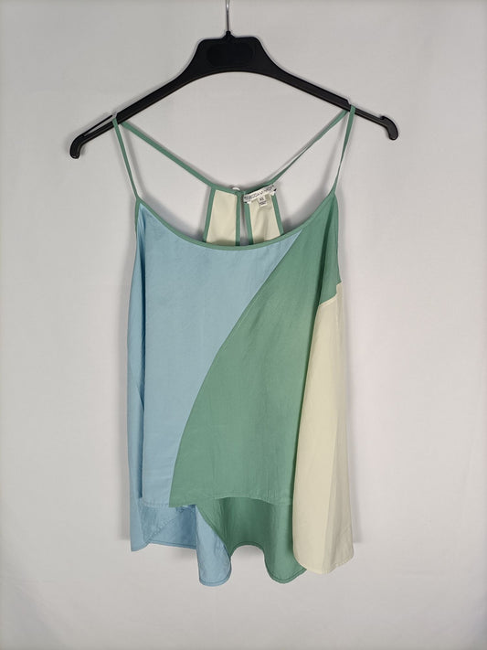 REBECA MINKOFF.Top tricolor T.xs