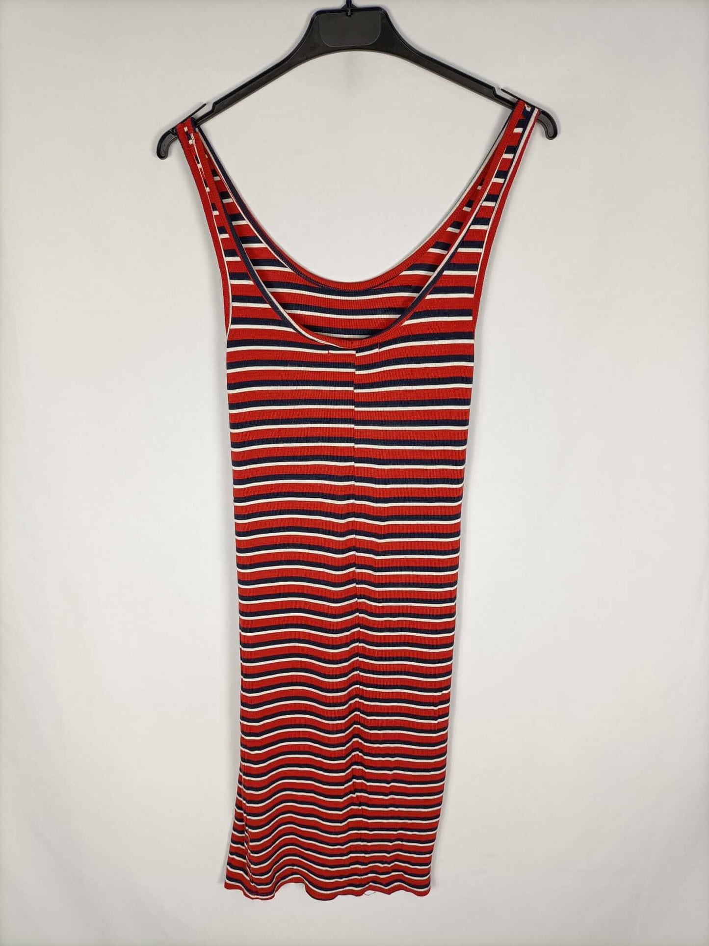 PULL&BEAR.Vestido midi rayas T.xs