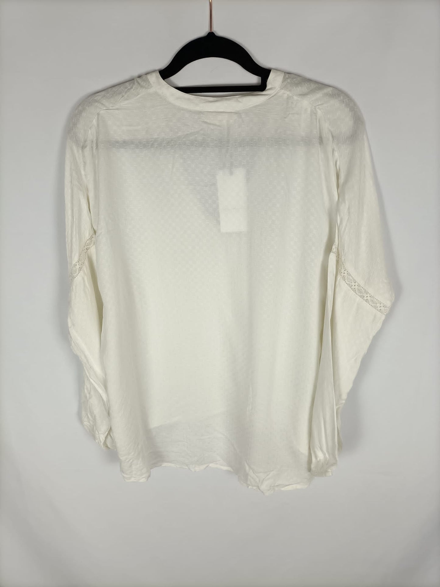 Blusa blanca detalles T.s/m