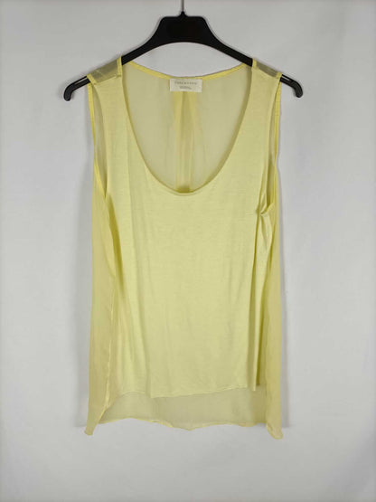 ZARA.Top amarillo T.m