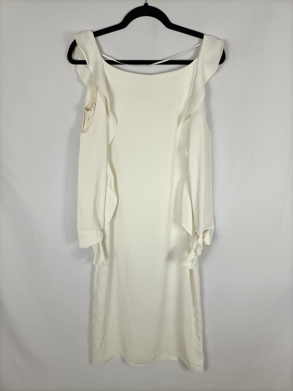 ELOGY. Vestido midi blanco T.xs