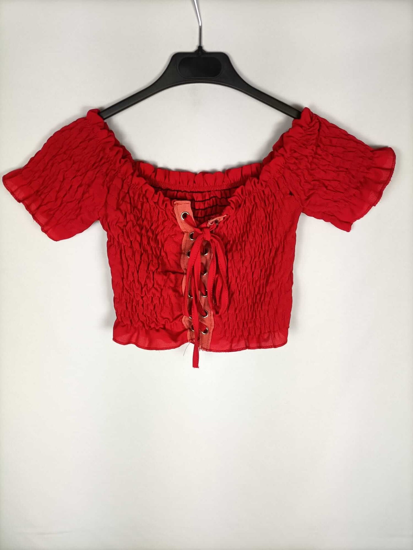 OTRAS.Croptop rojo Tu (s/m)