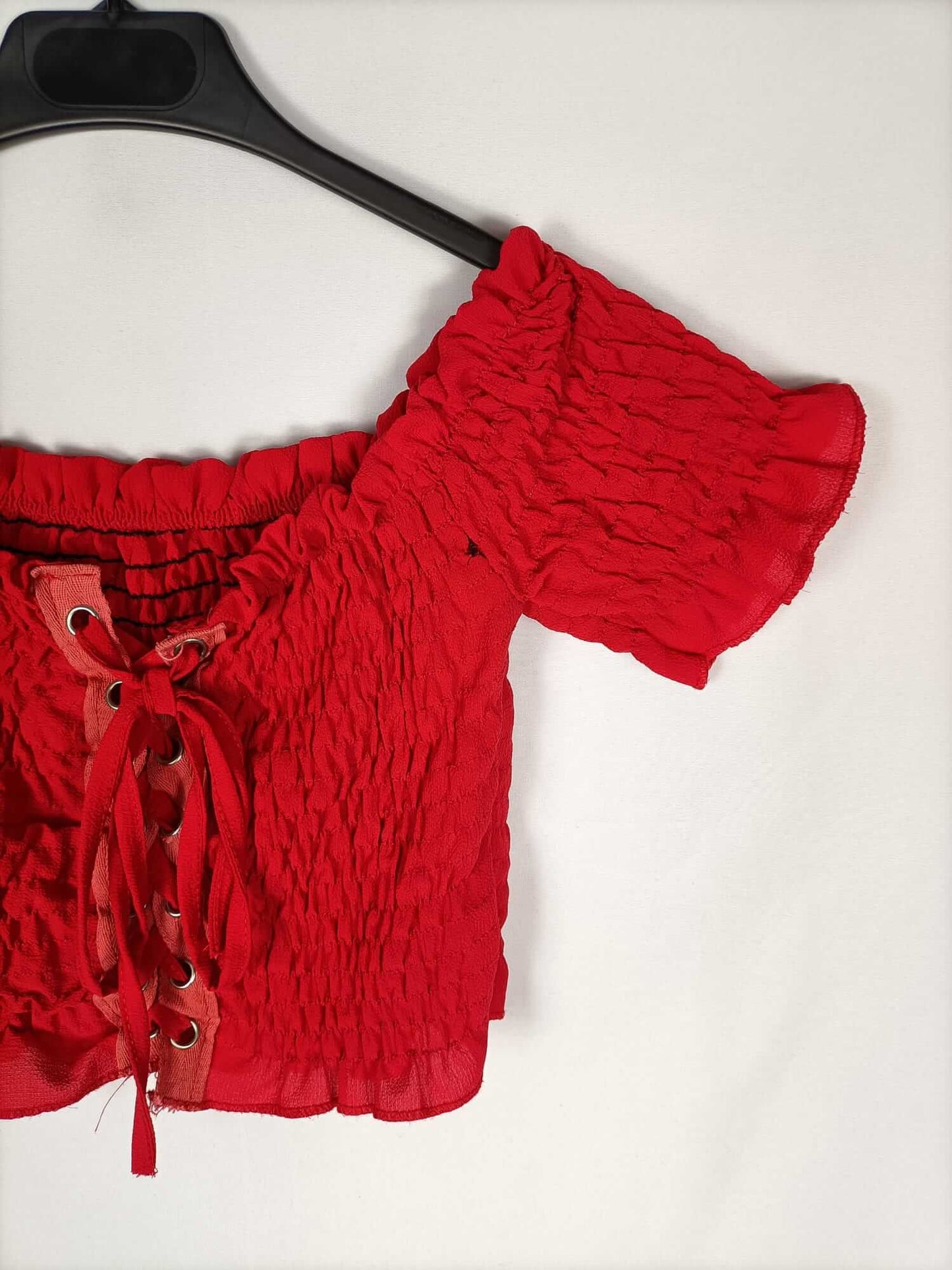 OTRAS.Croptop rojo Tu (s/m)