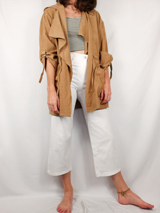 OTRAS.Trench fino camel TU (s/m)