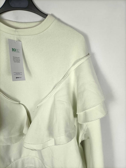 GINA TRICOT.Sudadera verde pastel T.s