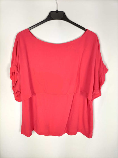 TRUCCO. Blusa coral fluida T.m