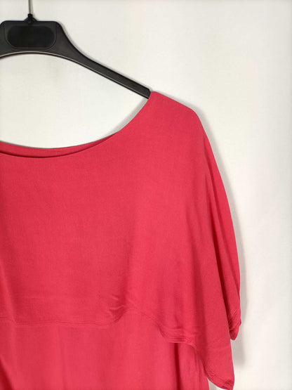 TRUCCO. Blusa coral fluida T.m