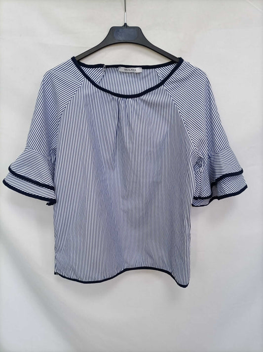 MULAYA. Blusa rayas azul y blanca T.s