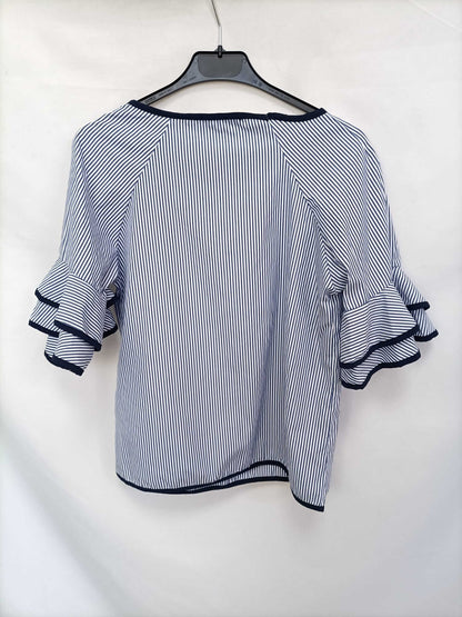 MULAYA. Blusa rayas azul y blanca T.s