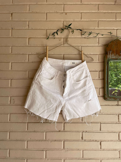 Shorts blanco denim T.36