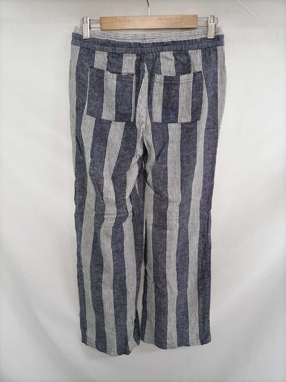 OLD NAVY. Pantalón rayas lino T.xs