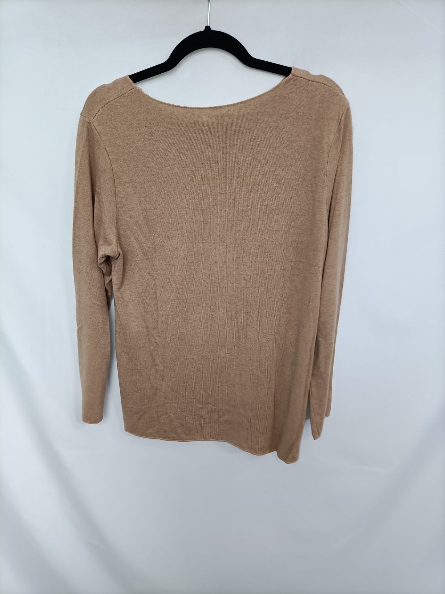 BUGANVILIA. Jersey camel oversized Tu