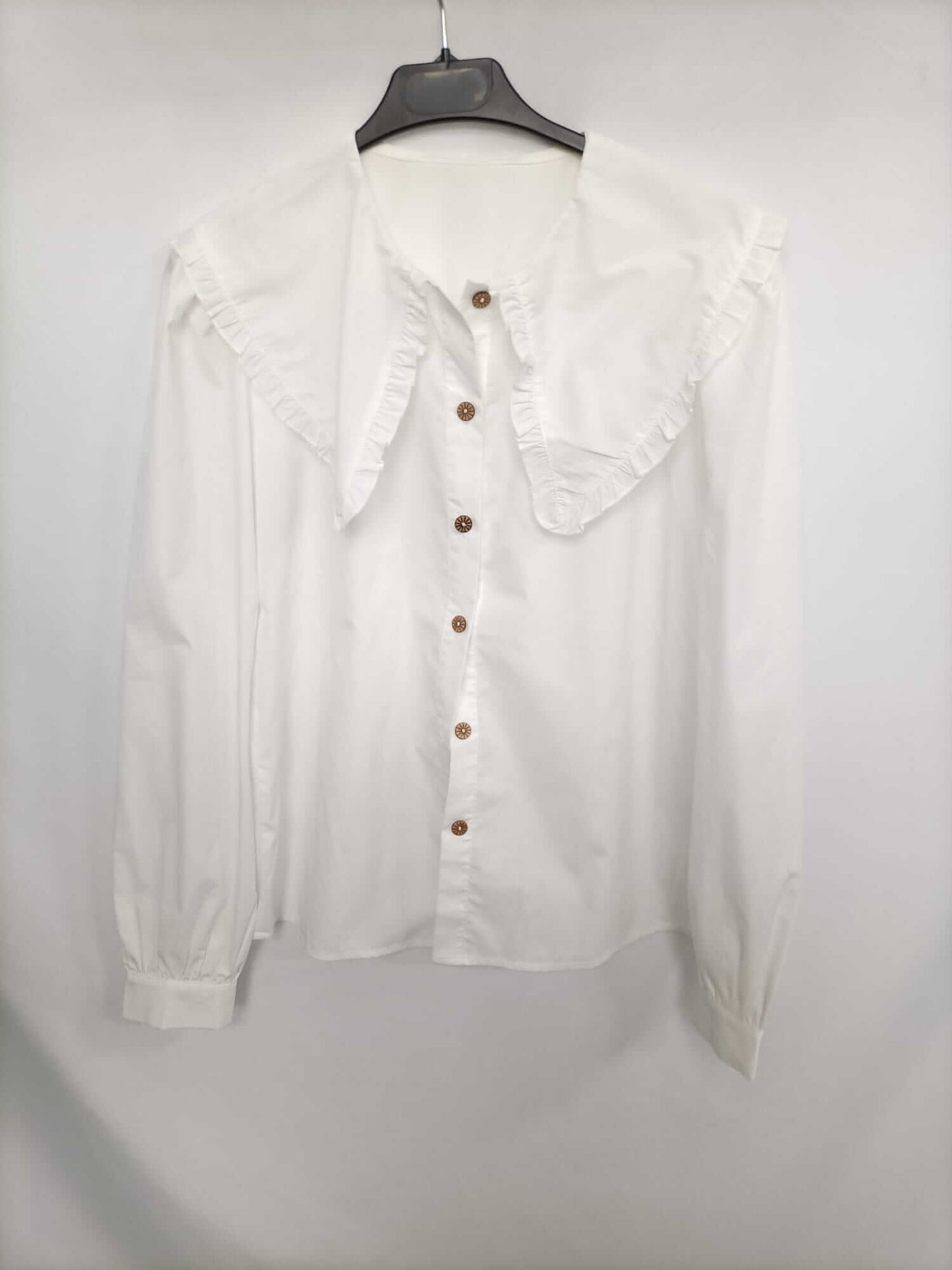 OTRAS. Blusa blanca cuello bebe T.u (s/m)