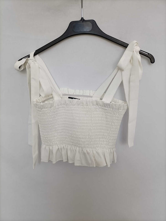 SHEIN. Croptop blanco T.xs