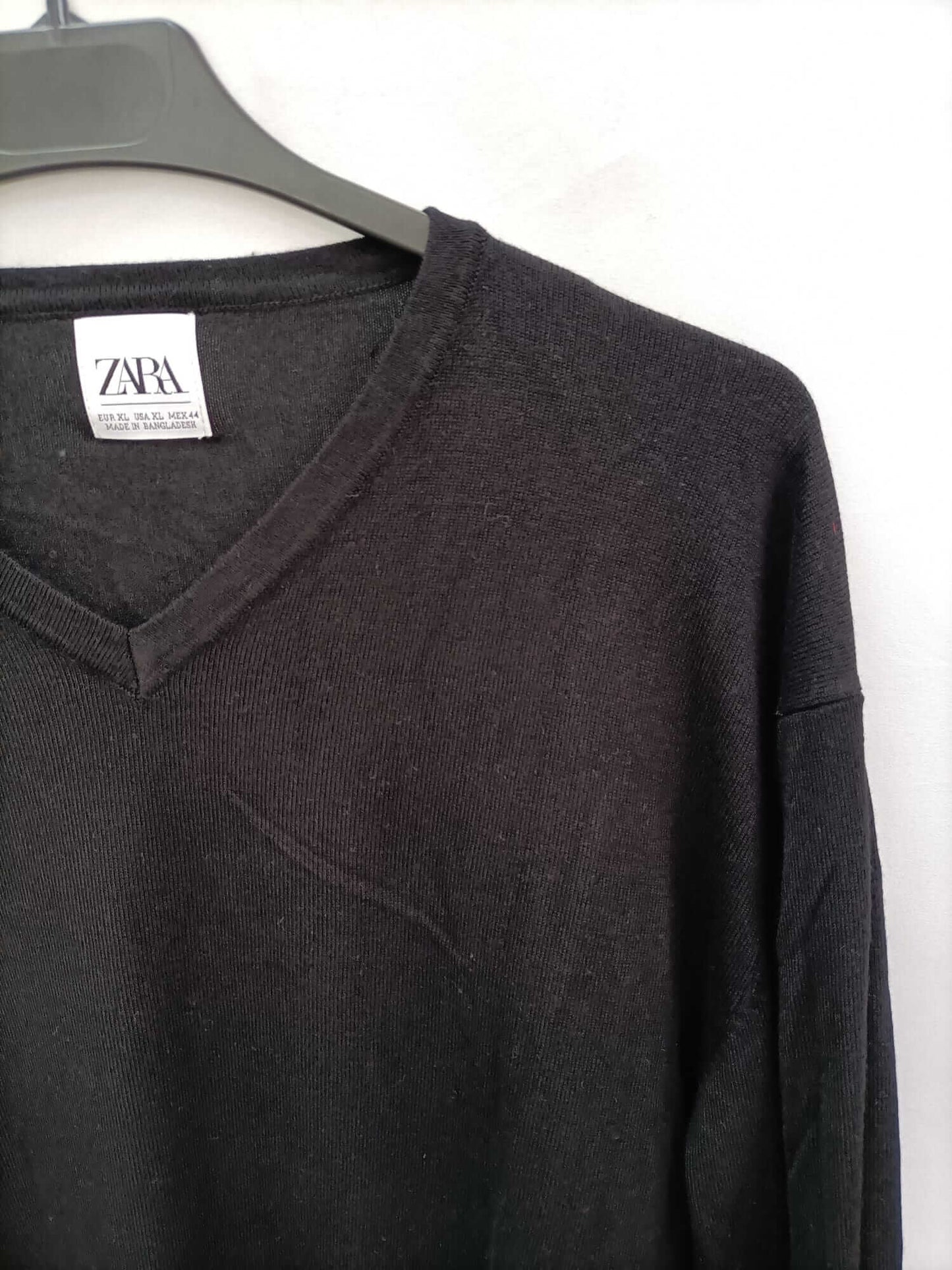 ZARA. Jersey negro básico T.xl