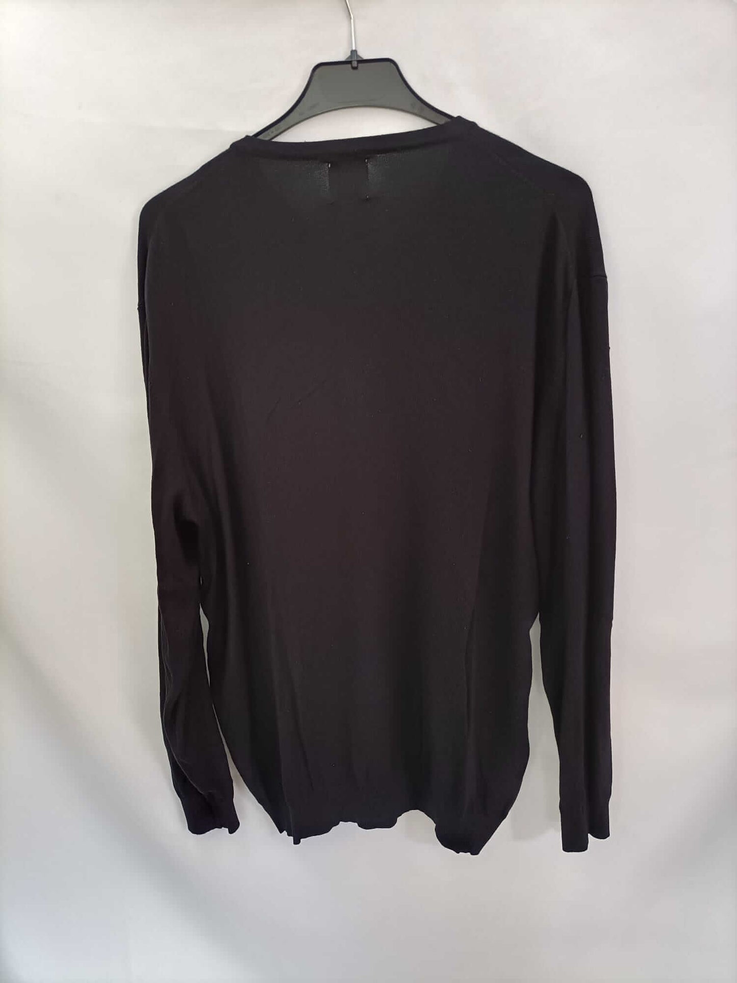 ZARA. Jersey negro básico T.xl