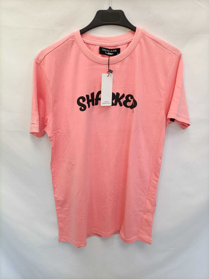 SHARKER.Camiseta rosa chicle T.s/m