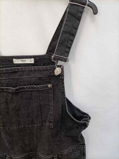 MANGO.Peto denim negro T.m