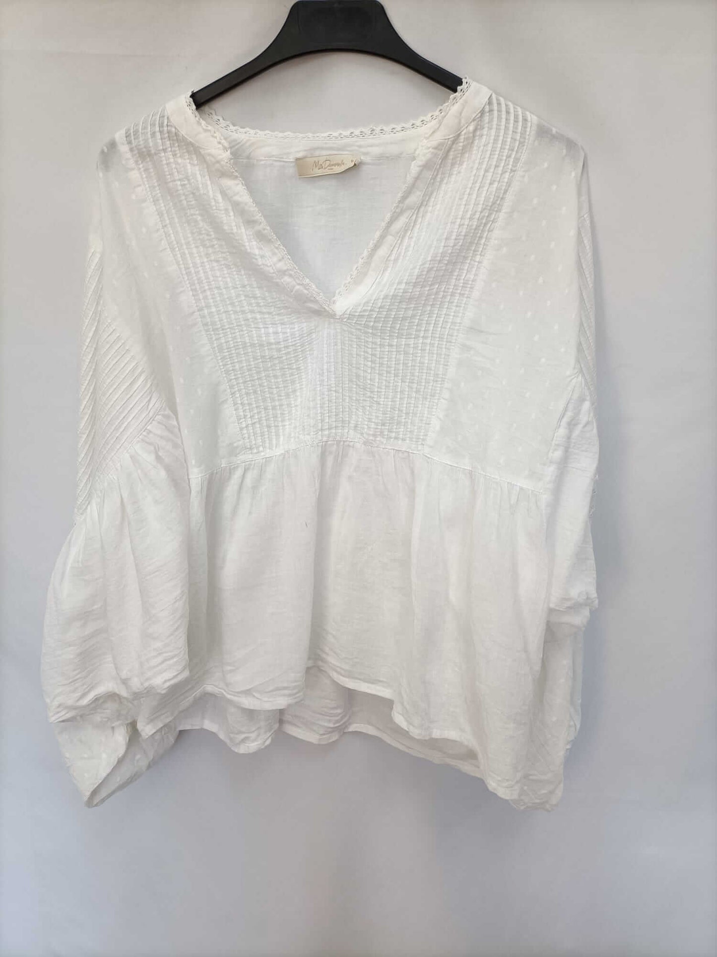 MES DEMOISELLES.Blusa blanca T.xs