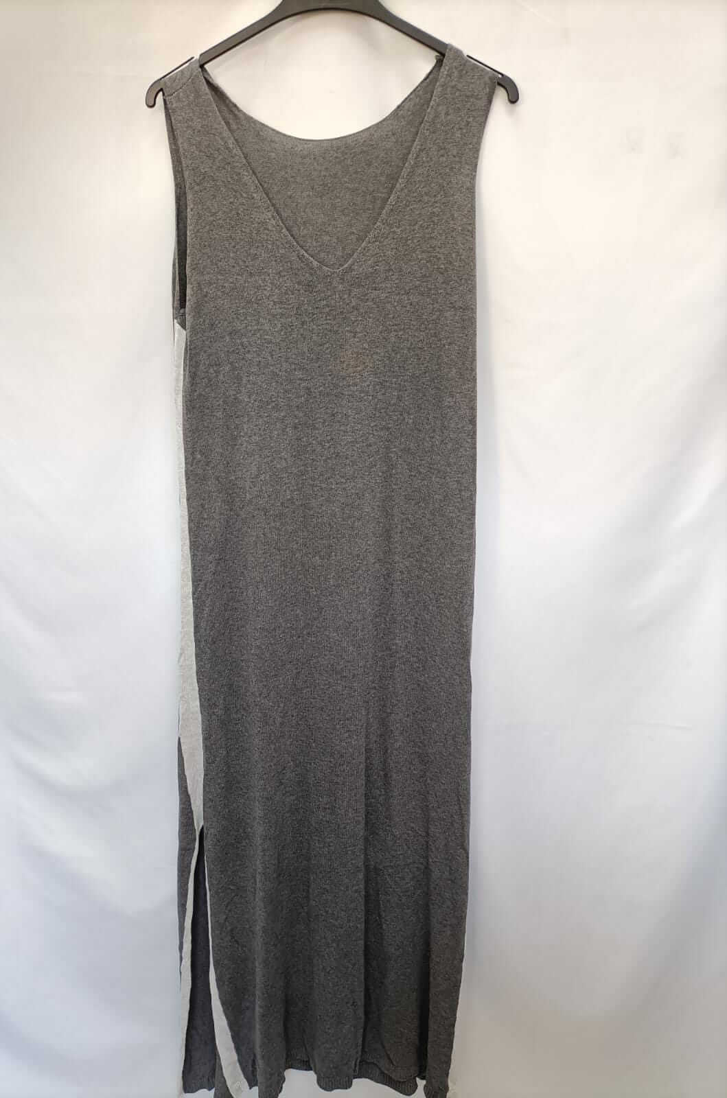 OTRAS.Vestido largo gris TU (S/M)