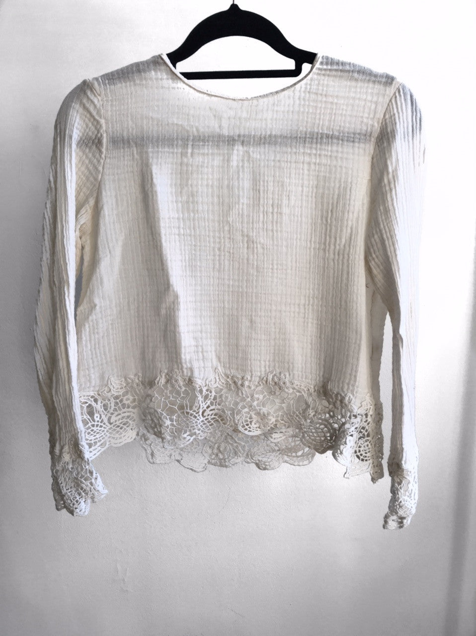 ZARA. Top beige T.m