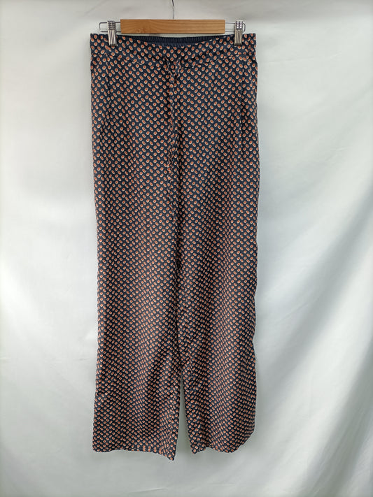 MASSIMO DUTTI. Pantalones palazzo talla S