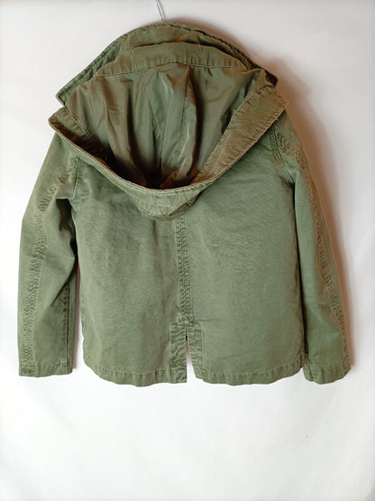 ZADIG&VOLTAIRE. Chaqueta verde capucha. T S