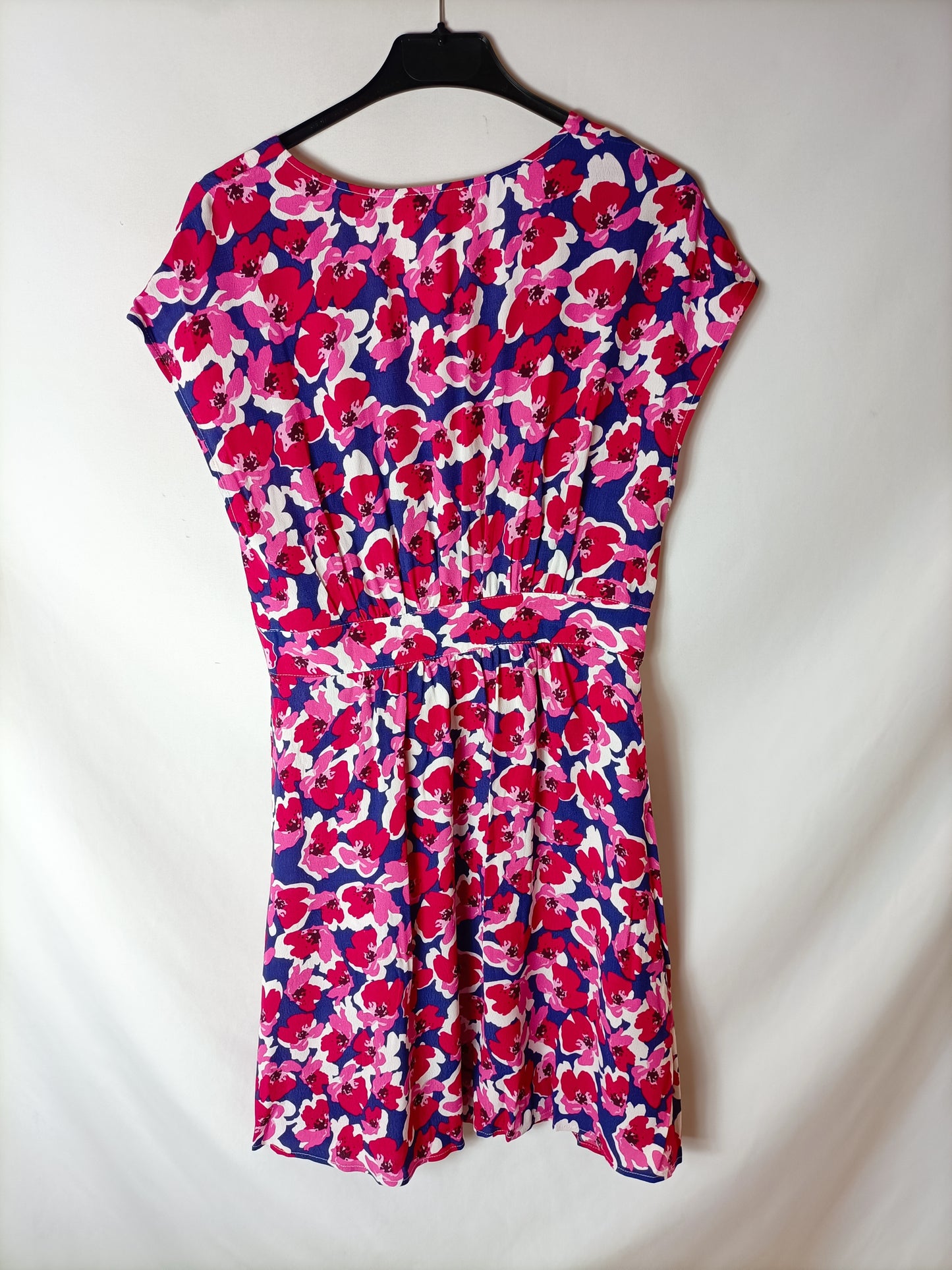 ARTLOVE. Vestido camisero flores. T 36