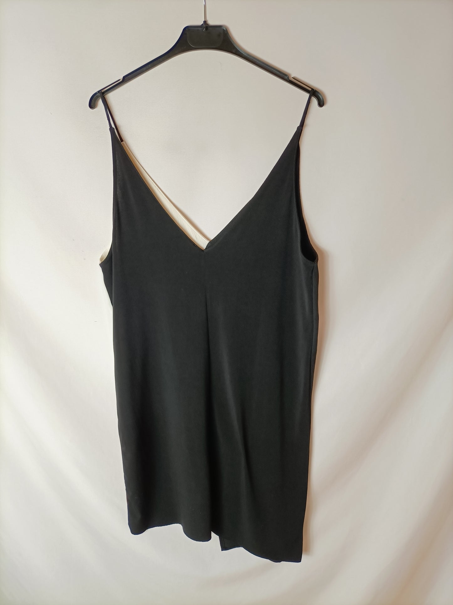 ZARA. Vestido corto tricolor T.m