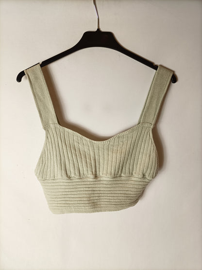 OTRAS. Croptop verde canale T.u(s)