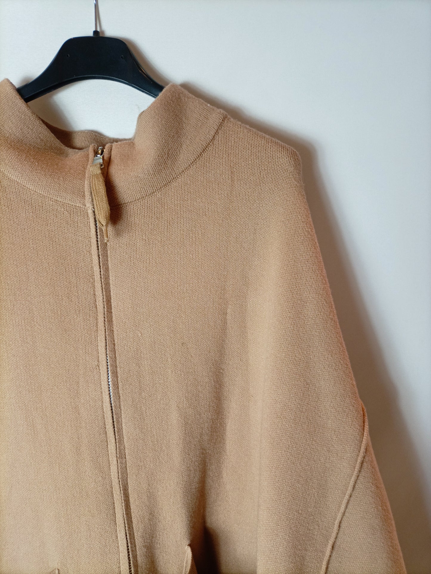 PARFOIS. Poncho camel cremallera T.u(s/m)