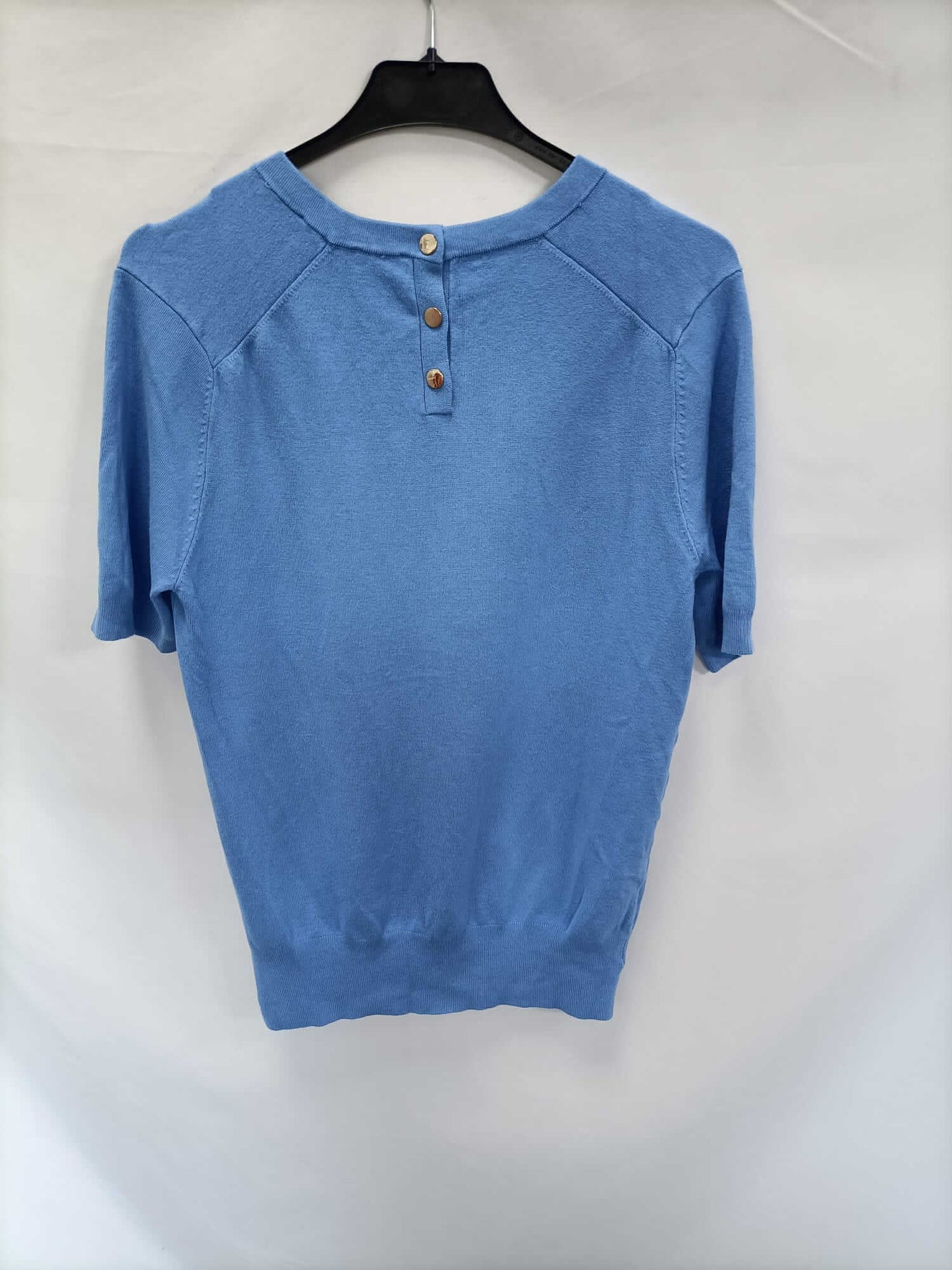 ZARA. Top punto celeste T.xl