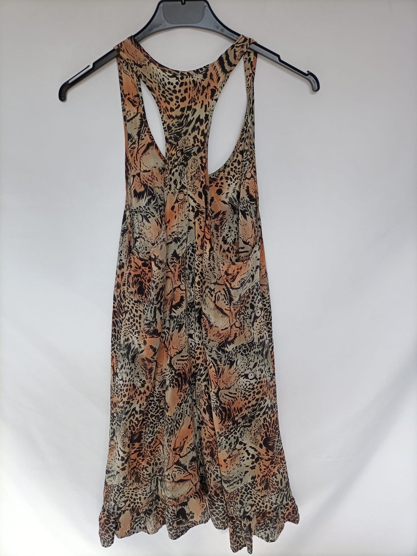 RAPSODIA. Vestido corto animal print T.m