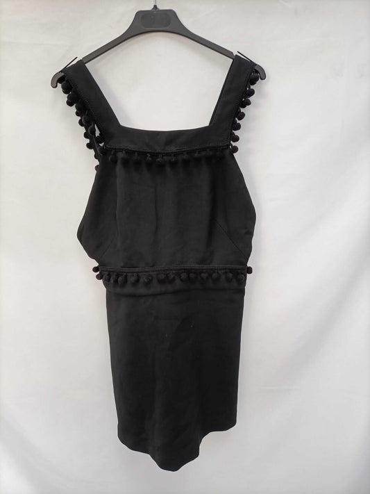 ZARA. Vestido borlas  T.m