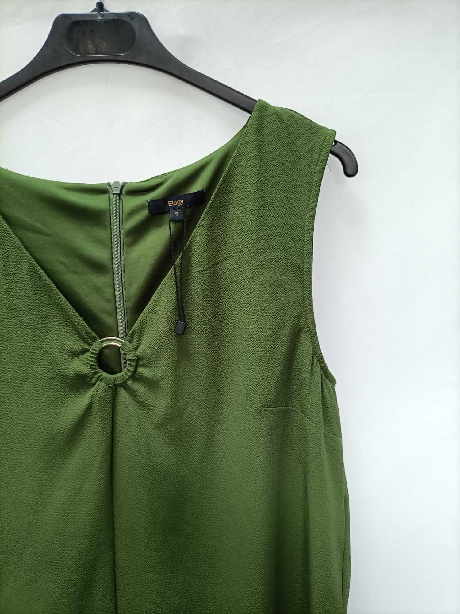 ELOGY.Top verde fluido T.s Hibuy market