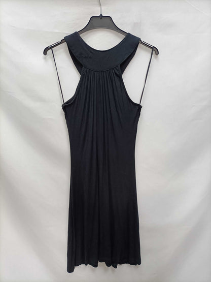 MANGO.Vestido corto negro T.m