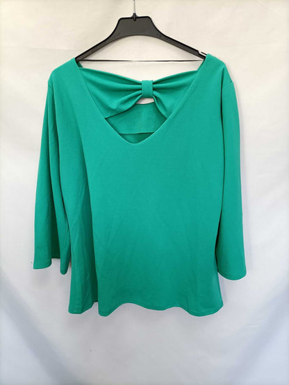 MAGUI.Top verde elástico lazadaa T.XXL