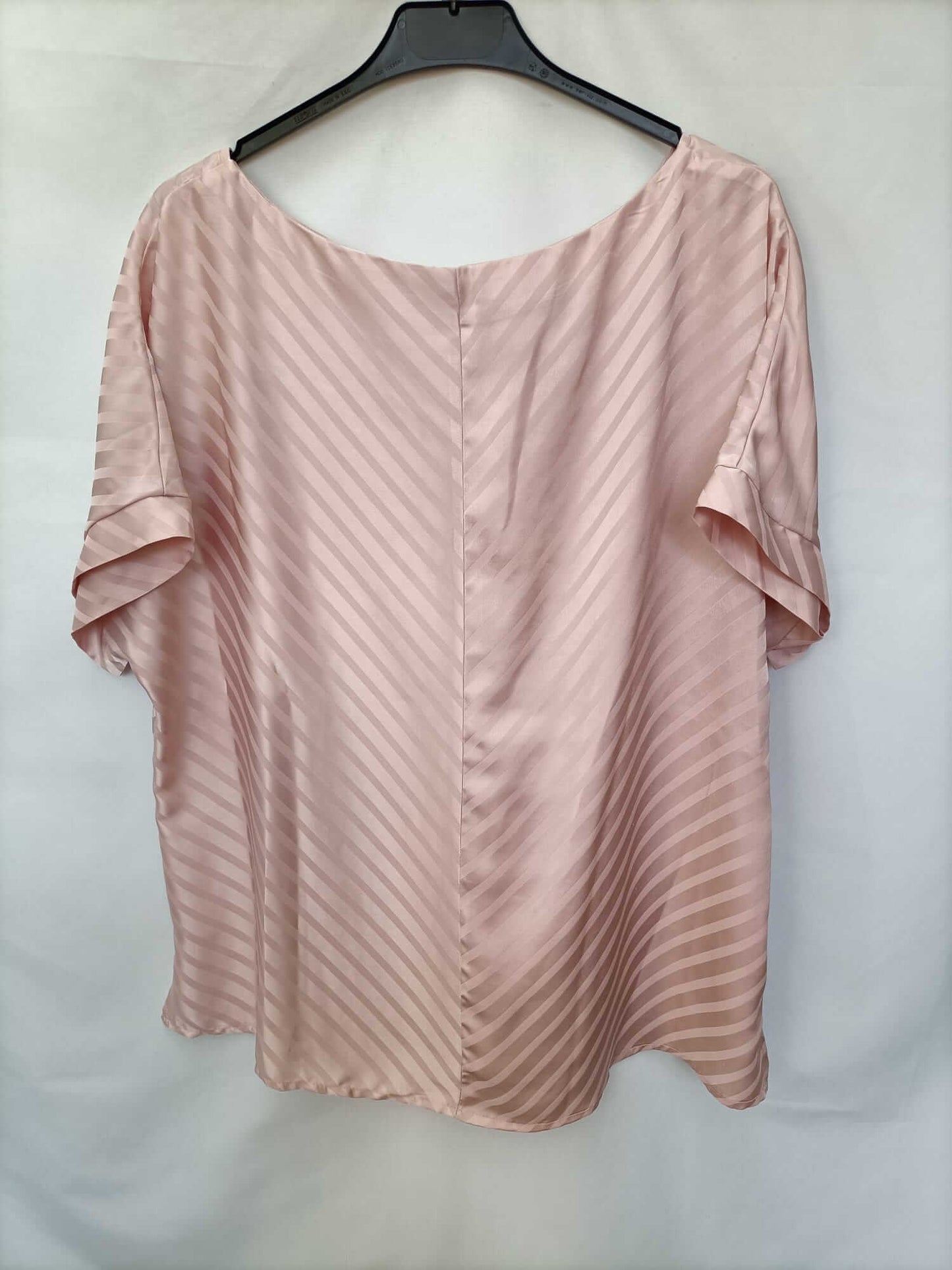 VIOLETA BY MANGO. Blusa rayas rosas T.m