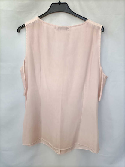 PAZ TORRAS. Blusa rosa tie dye T.46