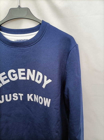 LEGENDY.Sudadera azul T.L