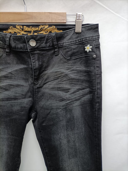 DESIGUAL.Denim negro T.40