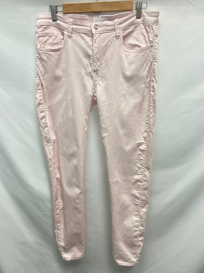 MANGO. Pantalón rosa T.42