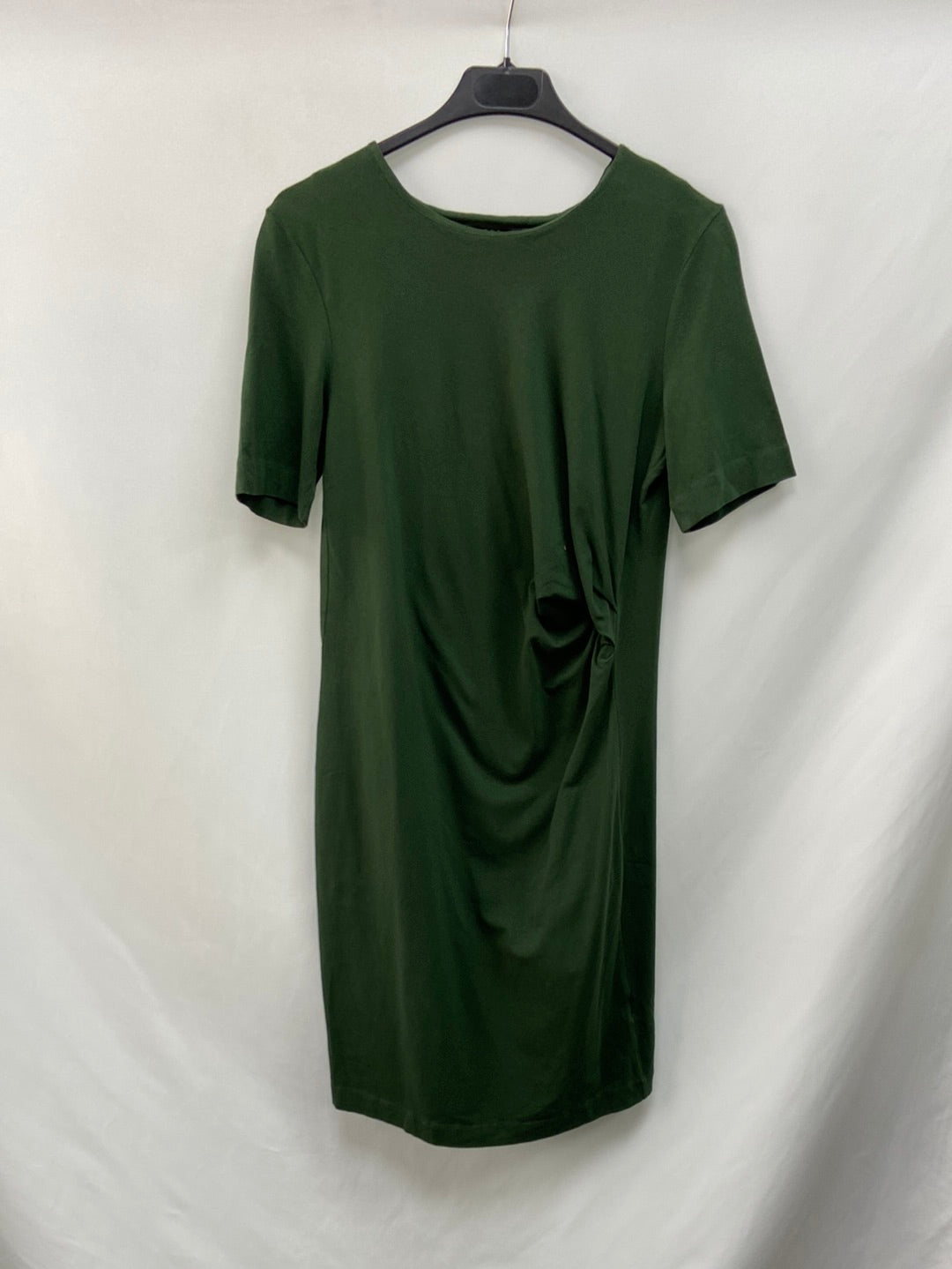 COS. Vestido corto verde T.s