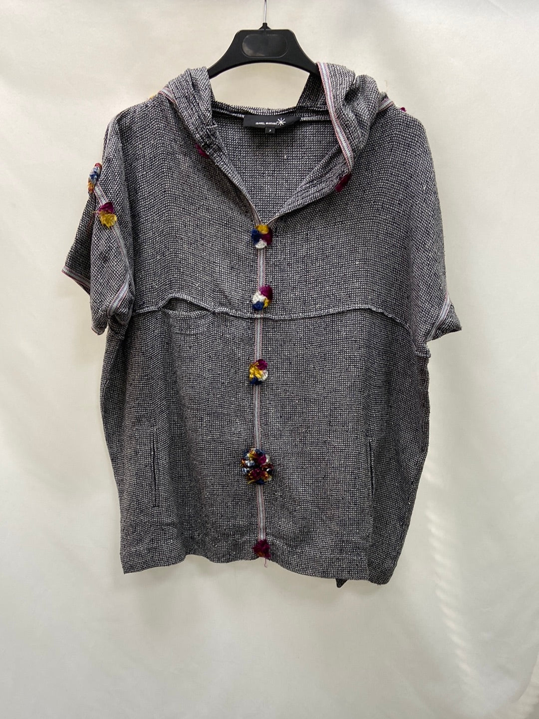 ISABEL MARANT. Top tweed borlas T.m