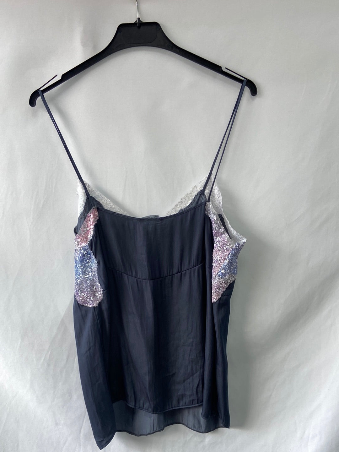 ZARA Top azul T.m